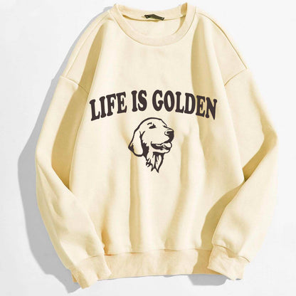 Life Is Golden | Crew Neck Tan